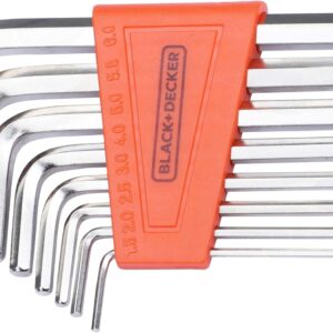 Black & Decker 8 Pieces 1.5-6Mm Steel Hexkey Set