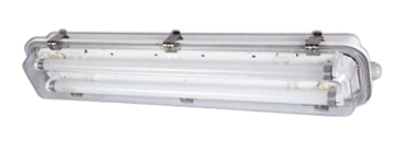 CEILING LIGHT WITH LED TUBE 2X10W IP67 POSEIDON 260-LL