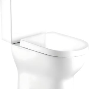 Complete Closed Couple WC Toilet Pan with Flushing Mechanism