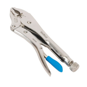 Gazelle G80285 10 In. Curved Locking Plier 250mm, Cr-V Steel, Guarded Release, Easy Locking and Release Action