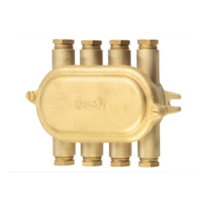 HNA Junction box, brass 1158-8xZ14