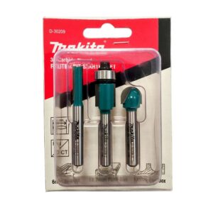 Makita Router Bit Starter Set D-30209 (3 Pc)