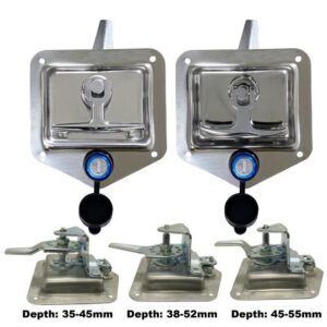 SS 304 Tool Box Key Lock with T Handle Latch