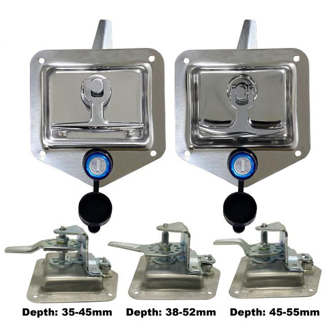 SS 304 Tool Box Key Lock with T Handle Latch